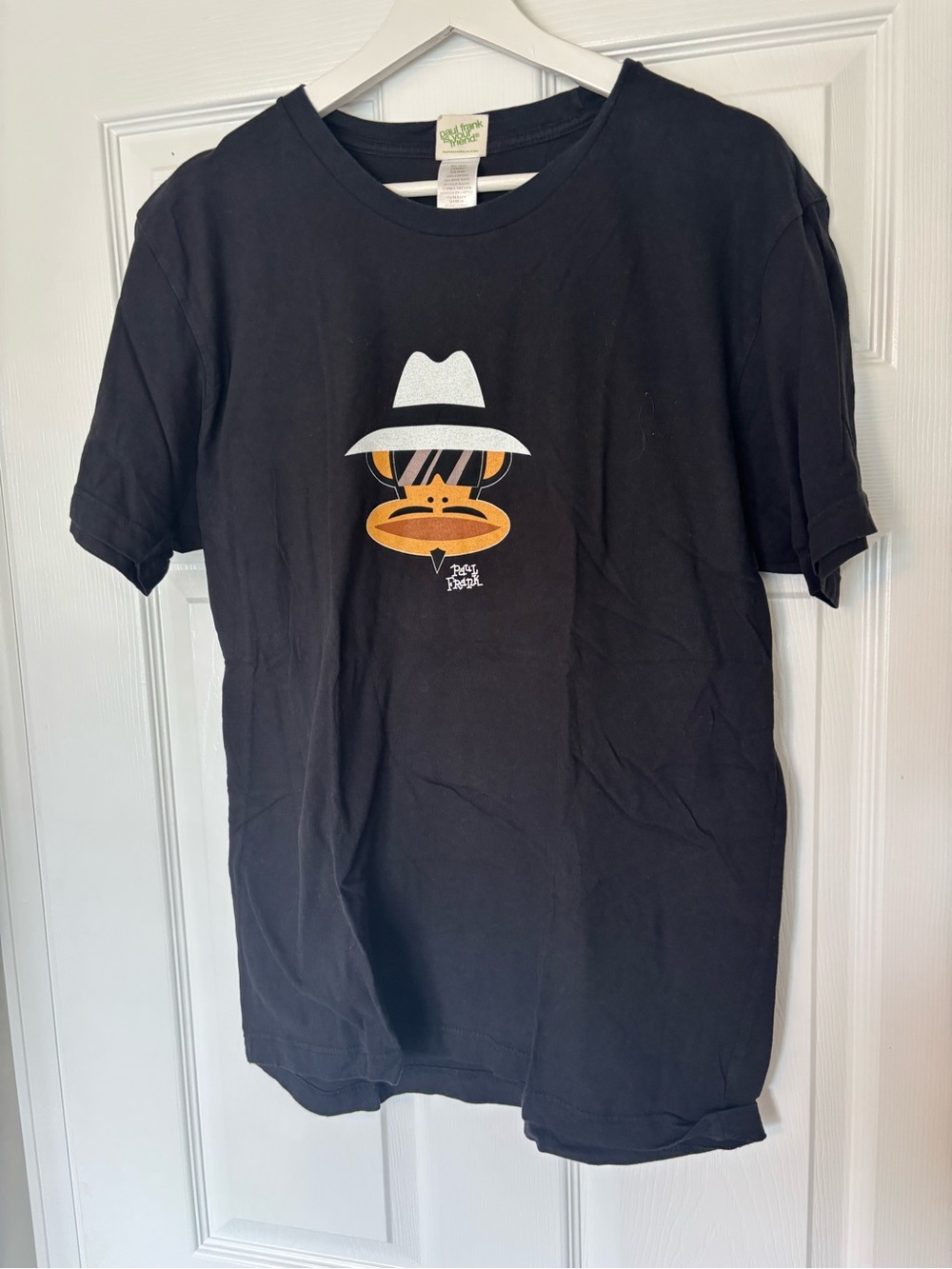 Paul Frank Black Short-Sleeve Tee with Duck Graphic